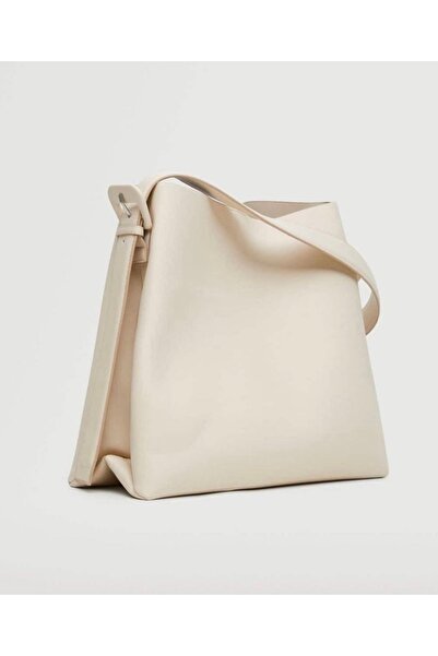 selma demir Кремава голяма дамска чанта за ръка и рамо