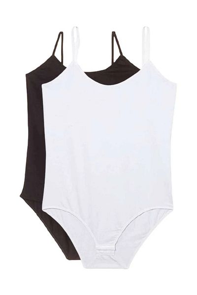 PİERLES 3 pieces Women's Rope Strap Snap Body - Black White Gray