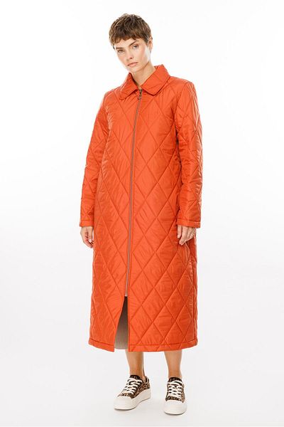 Micca Paris Light Fiber Insulated Spring Trench Coat Coat-Tile
