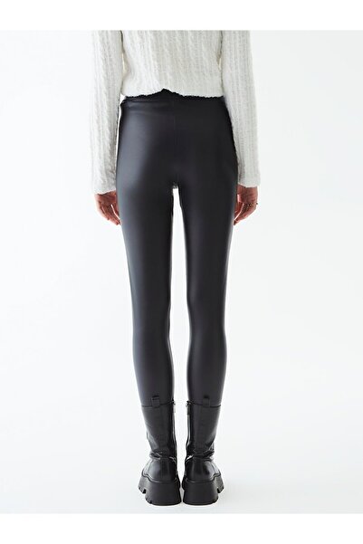 Ltb Suni Deri Siyah Tayt