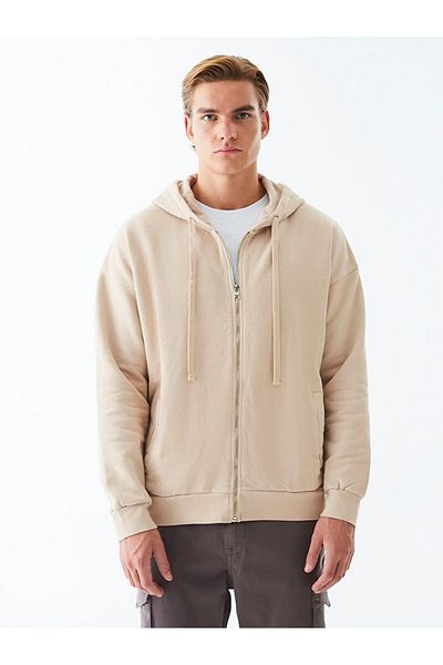Ltb Beige Sweatshirt - Relaxed Fit