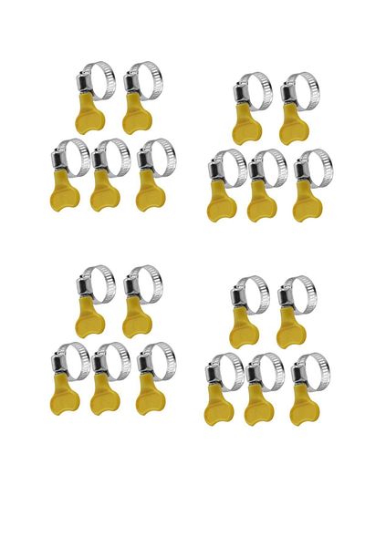 LİNWAY Hose Clamp 20 Pieces (Self Butterfly)