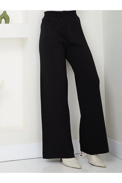 zanstil Zanstil Knitwear Wide Leg Trousers - Standard Size