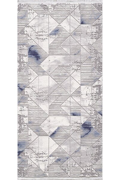 Artemis Halı Samoa Lacivert Gri Çizgili Halı 02382a