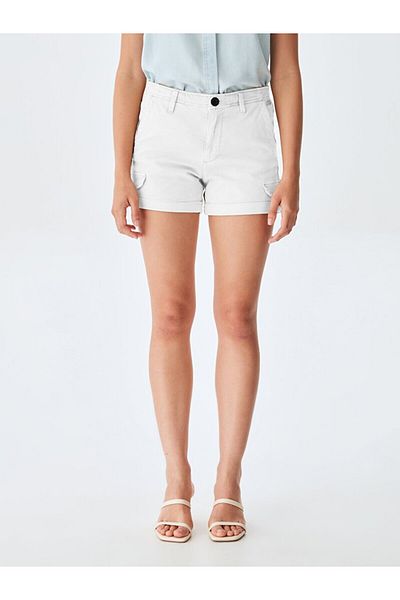 Ltb Pantaloni scurti chino albi - Cu buzunar