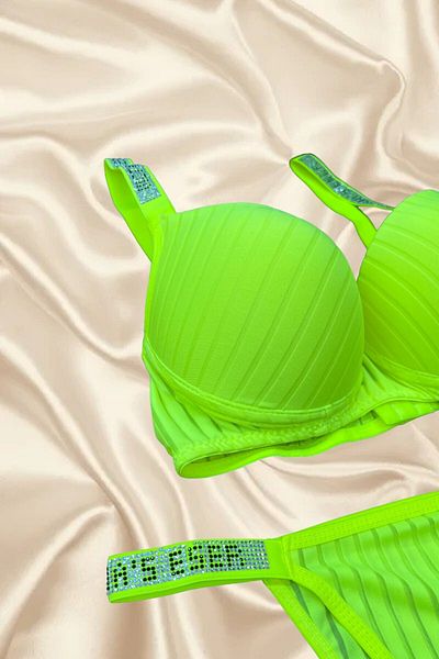 PİERLES Set sutien cu bretele de piatră