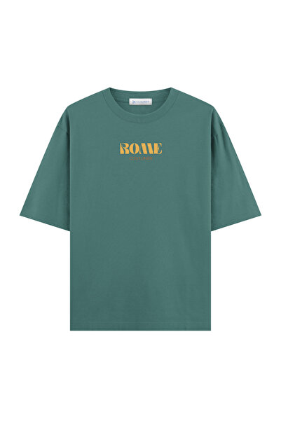 COUTLINER تي شيرت روما أساسي كبير الحجم (إكسترا! قطع فضفاضة)