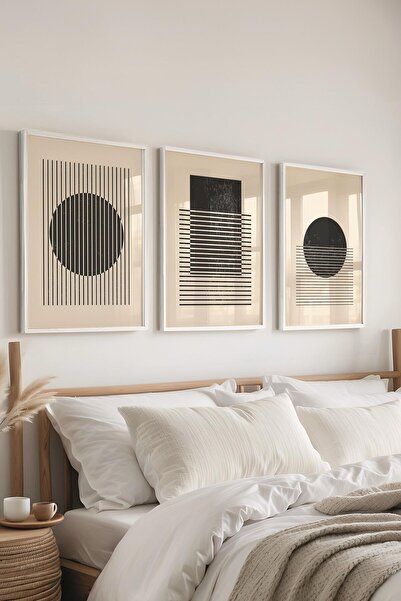 Postifull Set de pictură cu cadru, 3 bucăți de cadru alb și set de postere cu...