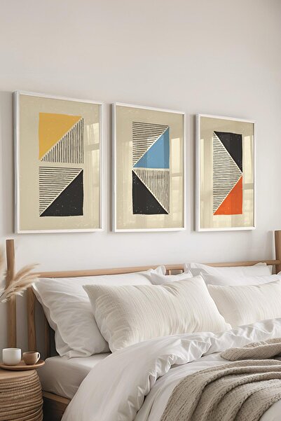 Postifull Set de pictură cu cadru, 3 bucăți de cadru alb și set de postere cu...