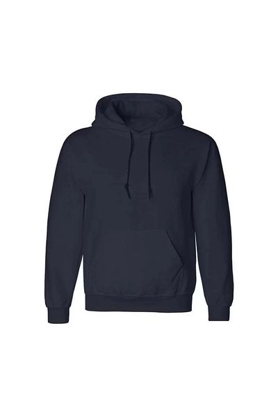 Mirage Men's Hooded Long Sleeve Basic Sweatshirt - Navy Blue Şan's Bouti̇que