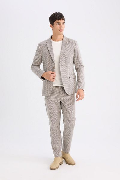 DeFacto Gabardine-Hose, maßgeschneidert, normale Passform, Taschen, gerades Bein, A8102ax24au