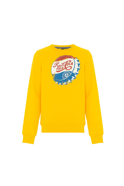 ROUTEFIELD Світшот Holy для чоловіків, жовтий СВІТШОТ ДЛЯ ЧОЛОВІКІВ RFHOLY2122