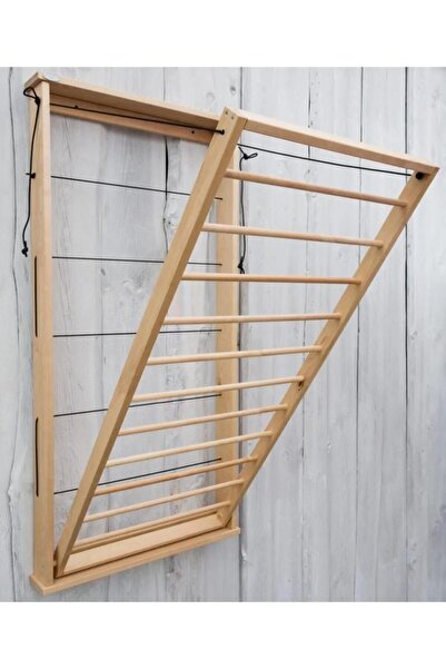 DM dekomar Ahşap Yer Kaplamaz Katlanır Ayarlı Askı Kurutmalık