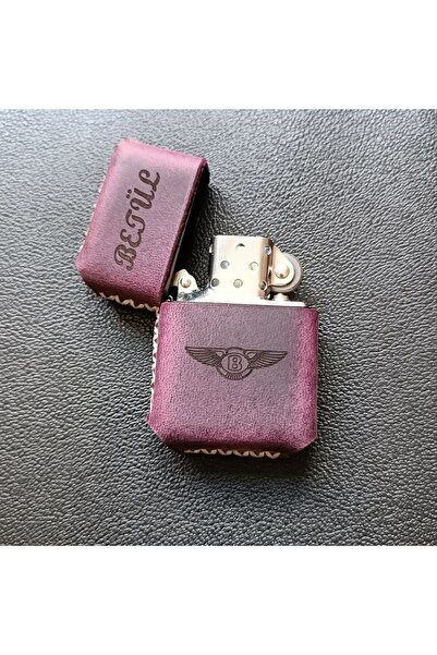 cgderi Zippo Model Kişiye Özel Hakiki Deri Çakmak Kılıfı Ve Çakmak