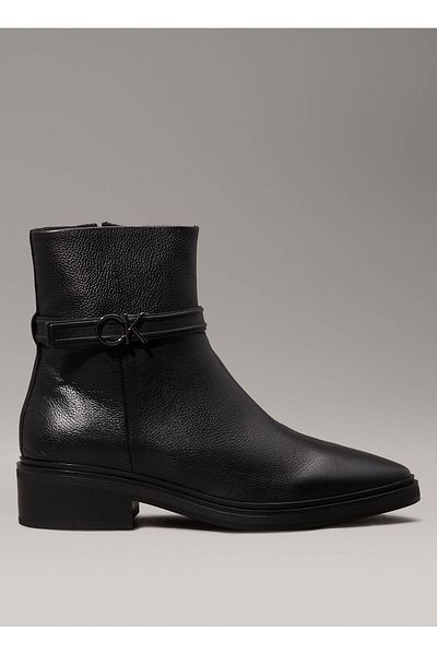 Calvin Klein Calvin Klein Black Booties Womens Shoes