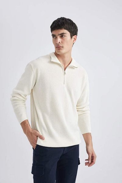 DeFacto Loose Fit Turtleneck Thessaloniki Fabric Sweater B9706Ax24Au