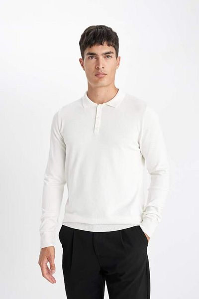 DeFacto Polo Neck Premium Soft Knitwear Sweater - Standard Fit D0454Ax24Au
