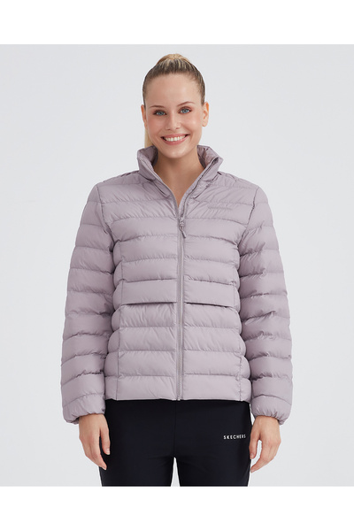 SKECHERS W Outerwear Pop Up Detailed Padded Jacket S231240 Günlük Kadın Mont ...