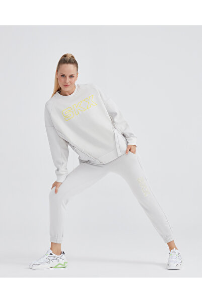 SKECHERS W Lw Fleece Jogger Sweatpant Kadın Gri Eşofman Altı S232285-032