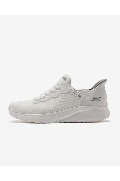 SKECHERS أحذية رياضية بيضاء للرجال - Bobs Squad Chaos، Daily Hype 118300   أوفيت