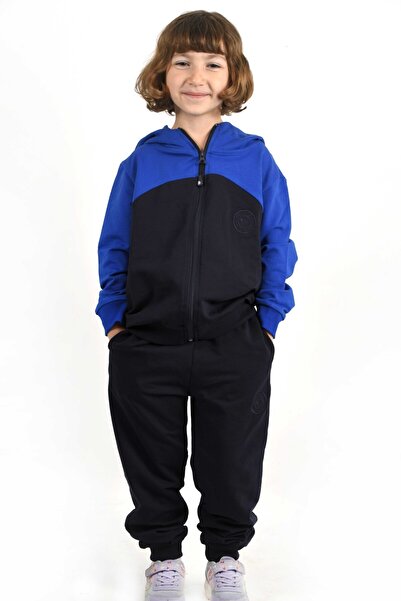 ATMACASM KOYU MAVİ ÇOCUK EŞOFMAN TAKIMI