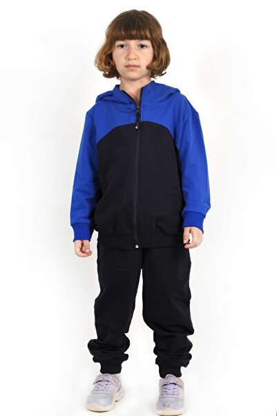 ATMACASM KOYU MAVİ ÇOCUK EŞOFMAN TAKIMI