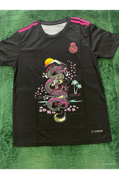Lion Spor Dragon Dragon Special Design - Κομψή φανέλα για ενήλικες R.e.a.l. M.a.d.r.i.d