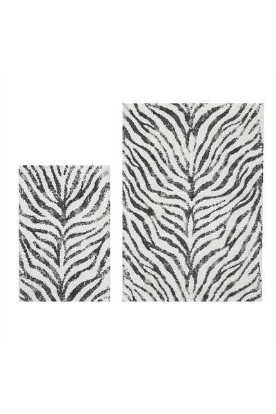 Mudo Home Zebra 2-Piece Bath Mat Set