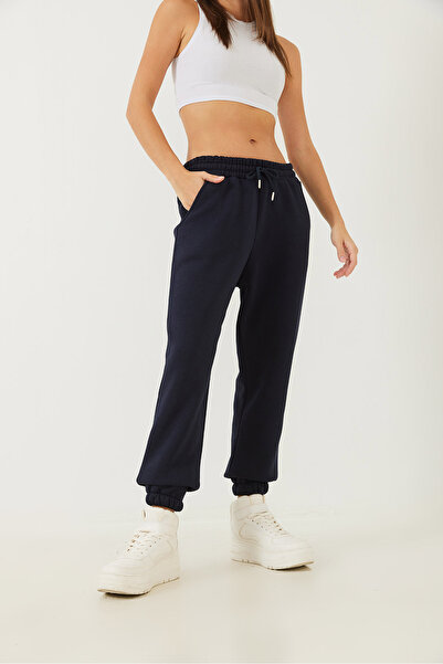 Bianco Lucci Kadın Cep Detaylı Lastik Paçalı Eşofman Altı MBHS011 60601011