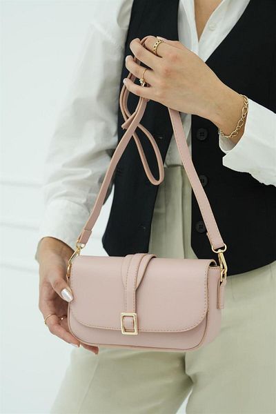 Madamra Powder Damen-Umhängetasche mit Schnalle