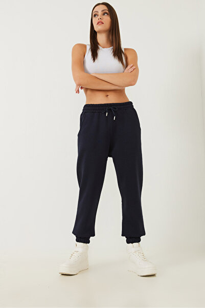 Bianco Lucci Kadın Cep Detaylı Lastik Paçalı Eşofman Altı MBHS011 60601011