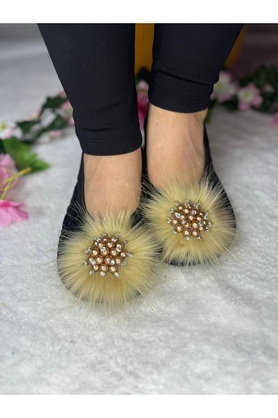 SiFu STYLE Елегантност и комфорт заедно: Домашни пантофи Black Diamond Stone Pisi Booties