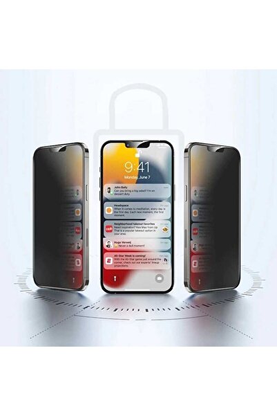 Fibaks Full Cover Ghost for iPhone 13 Pro Max/14 Plus - Hidden Glass Screen Protector