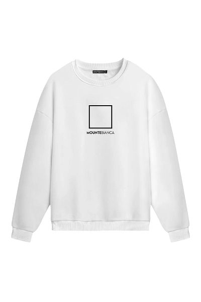 Mounte Bianca Unisex Square - Κανονικό φούτερ