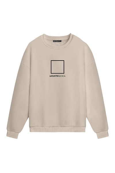 Mounte Bianca Unisex Square - Κανονικό φούτερ
