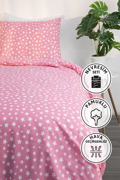 FAVORA Set cuvertură de pilota Mimosa Cotton Ranforce - Pulbere