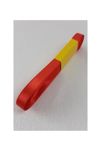 Zanzibar Red Satin Ribbon - 1cm