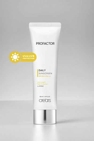 Cre'ars Light Textured Sunscreen for Daily Use Cre'Ars Profactor Daily Sunscreen Spf50+/Pa++++