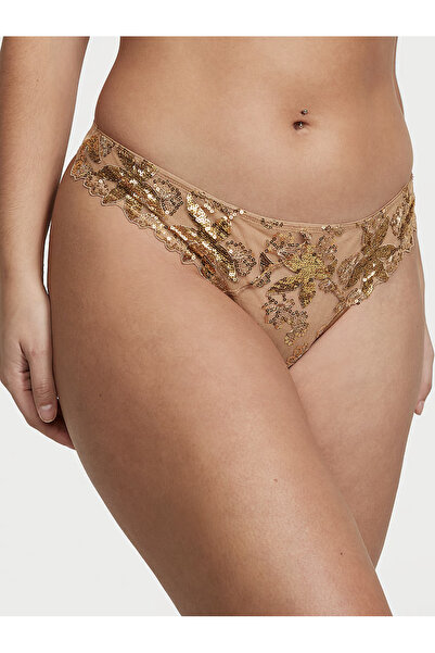 Victoria's Secret Tanga brodata cu flori