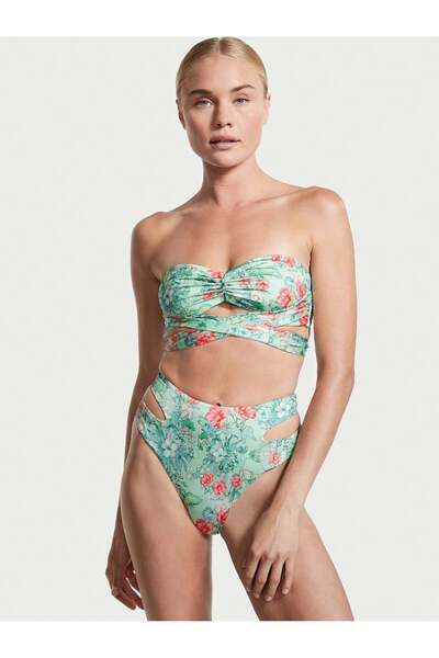 Victoria's Secret Cutout Detaylı Yüksek Bel Cheeky Bikini Altı