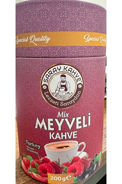 SARAY KAHVE اسطوانة قهوة بالفواكه 200 جرام