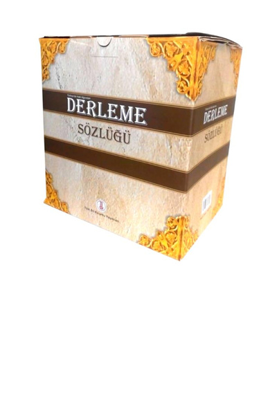 Türk Dil Kurumu Yayınları Derleme Sözlüğü 1-6  2019 basım son baskı türk dil kurumu (6 cilt ) özel kutulu