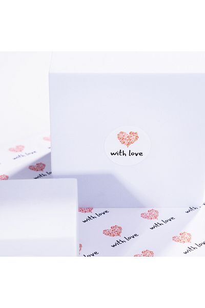 Bimotif Lover's Written Sticker Set - 350 Pieces