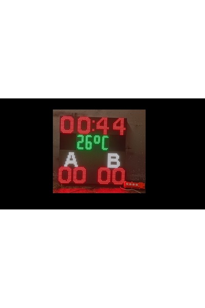 ledist halı saha skorbord 64x64cm