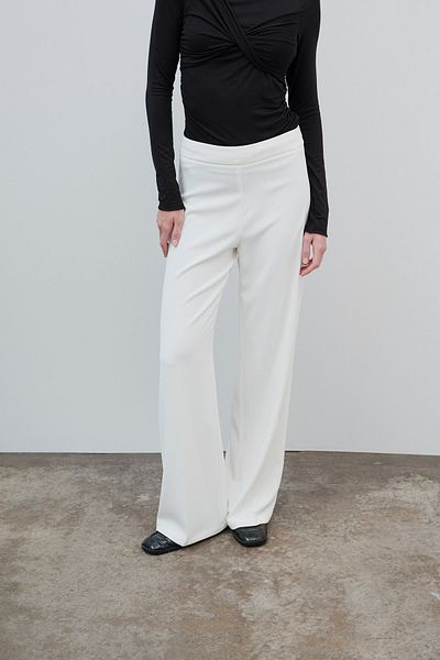 VATKALI High Waist Straight Cut Trousers