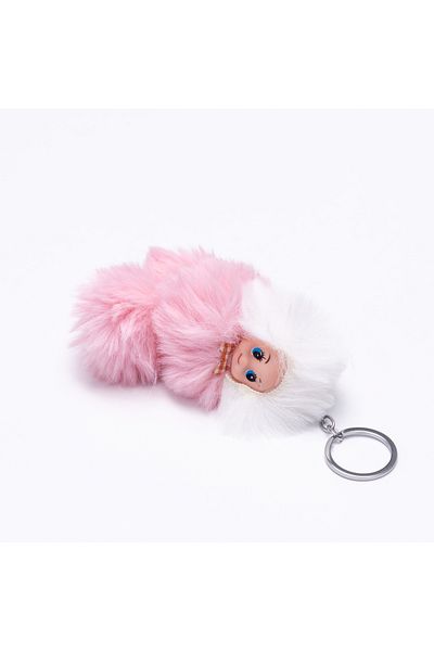 Bimotif Plush baby keychain, pink