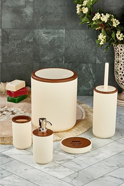 qussine Σετ μπάνιου Cooker 5 τεμαχίων Μπεζ