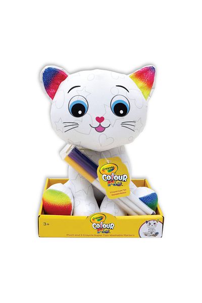 Crayola Colour Me Plush Cat