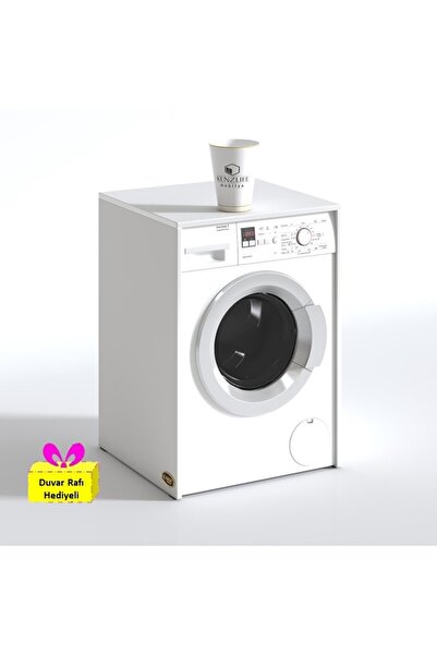Kenzlife Çamaşır Makinesi Dolabı Naum Byz 90*70*60 Banyo Arkalıksız + Tekli D...