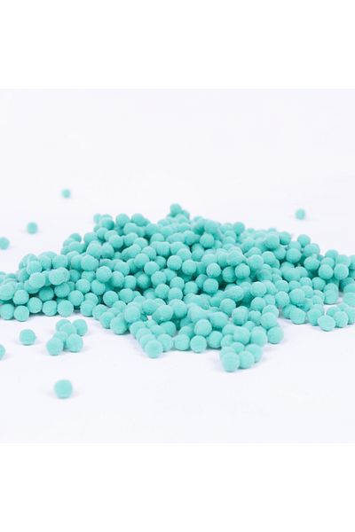 Bimotif Plush pompon, 6 mm 100 pieces Mint